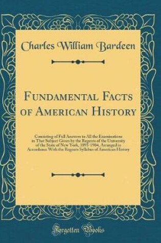 Cover of Fundamental Facts of American History