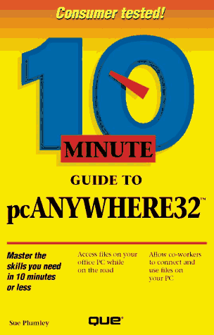 Book cover for 10 Minute Guide to pcANYWHERE32