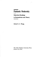 Book cover for Fantastic Modernity