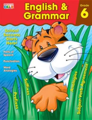 Book cover for English & Grammar, Grade 6