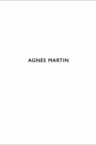 Cover of Agnes Martin: Painting and Writings