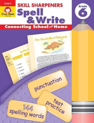 Book cover for Skill Sharpeners Spell & Write Grade 6+
