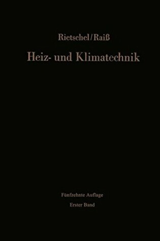 Cover of Heiz- Und Klimatechnik