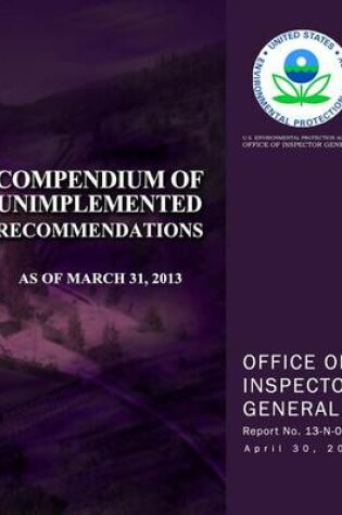 Cover of Compendium of Unimplemented Recommendations as of March 31, 2013