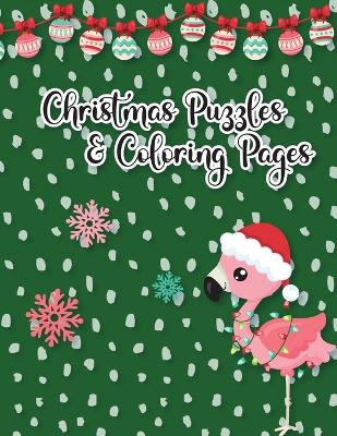 Book cover for ABC Christmas Puzzle Book