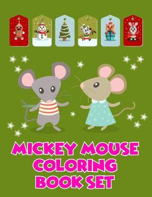 Book cover for Mickey Mouse Coloring Book Set