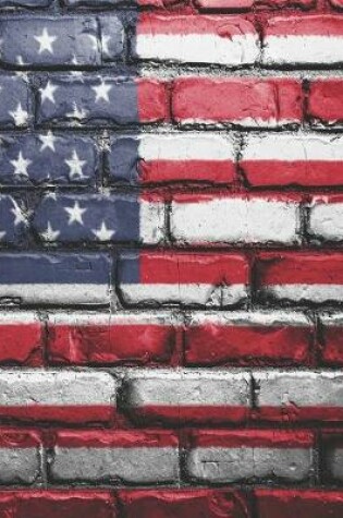 Cover of American Flag Painted Brick