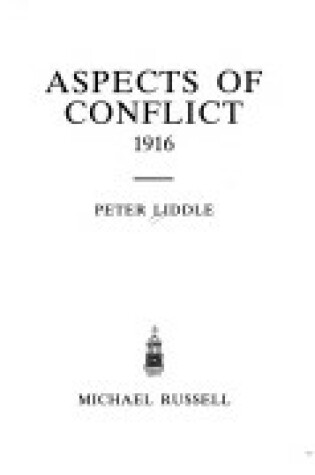 Cover of Aspects of Conflict, 1916