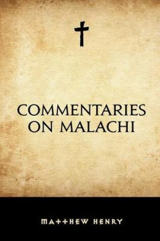 Cover of Commentaries on Malachi