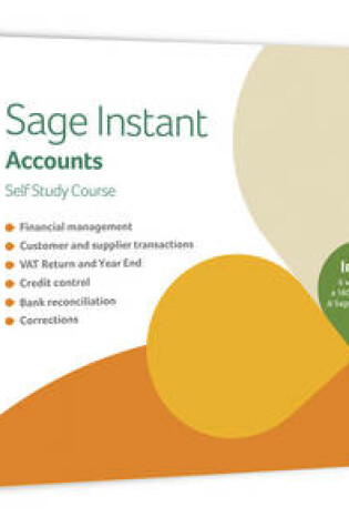 Cover of Sage Instant Accounts Self Study Course