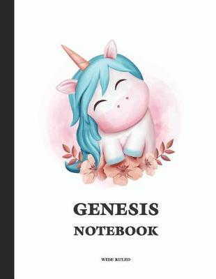 Book cover for Genesis Wide Ruled Notebook