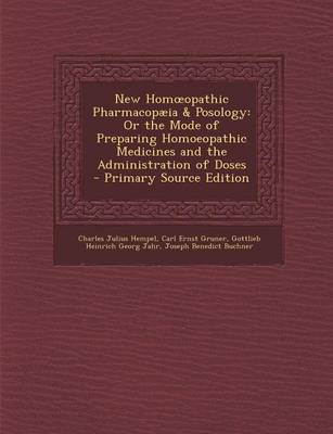 Book cover for New Hom Opathic Pharmacopaeia & Posology