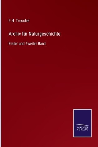 Cover of Archiv f�r Naturgeschichte