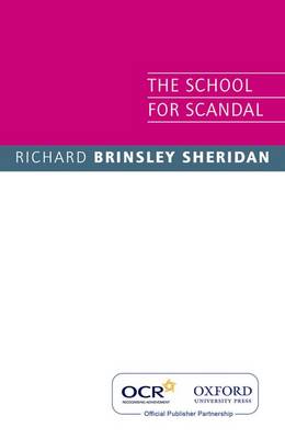 Book cover for OCR The School for Scandal