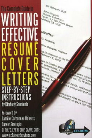 Cover of Complete Guide to Writing Effective Resume Cover Letters