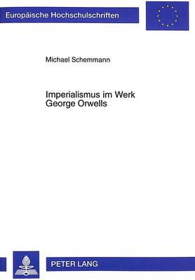 Book cover for Imperialismus Im Werk George Orwells