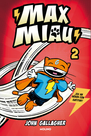 Book cover for Un superhéroe ¿sin poderes? / Max Meow Book 2: Donuts and Danger