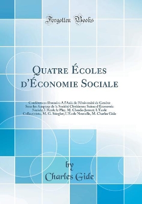 Book cover for Quatre Écoles d'Économie Sociale