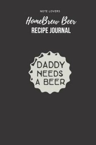 Cover of Daddy Needs A Beer - Homebrew Beer Recipe Journal