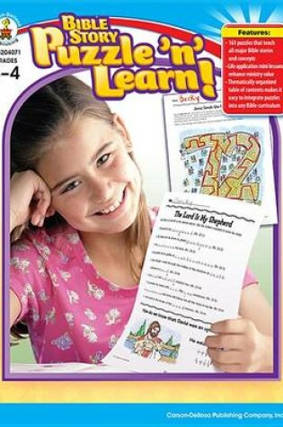 Cover of Bible Story Puzzle 'n' Learn!, Grades 3 - 4