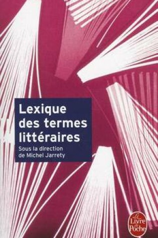 Cover of Lexique des termes litteraires