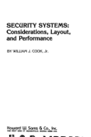 Cover of Security Systems