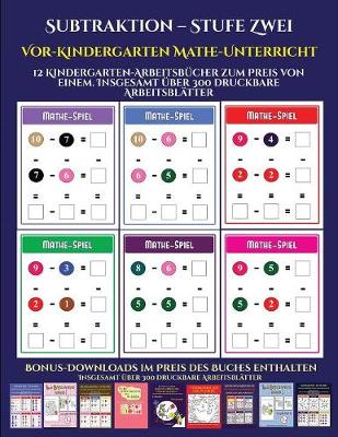 Book cover for Vor-Kindergarten Mathe-Unterricht (Subtraktion - Stufe Zwei)