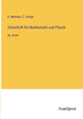 Book cover for Zeitschrift für Mathematik und Physik