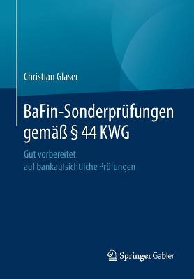 Book cover for BaFin-Sonderprüfungen gemäß § 44 KWG