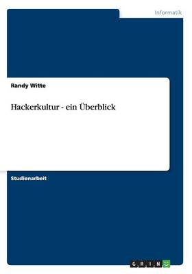 Book cover for Hackerkultur - ein Überblick