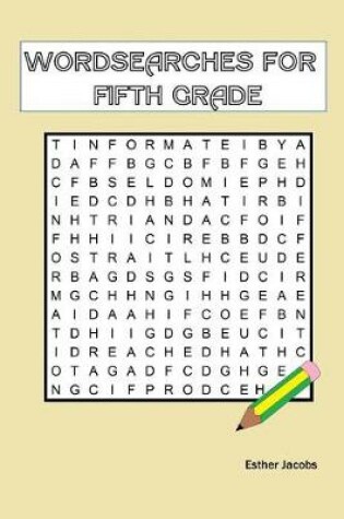 Cover of Wordsearches for Fifth Grade