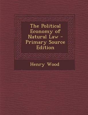 Book cover for The Political Economy of Natural Law