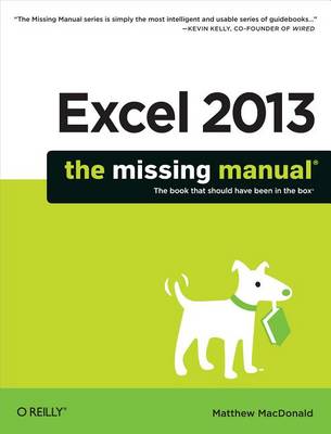 Book cover for Excel 2013: The Missing Manual