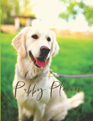 Cover of 2020-2024 Five Year Planner Monthly Calendar Puppy Dog Goals Agenda Schedule Organizer