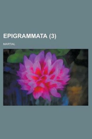 Cover of Epigrammata (3)