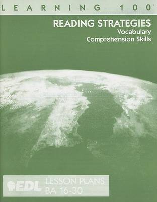 Cover of Reading Strategies Lesson Plans, BA 16-30