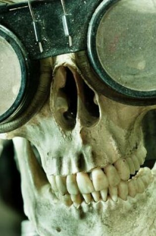 Cover of A Steampunk Human Skull with Goggles