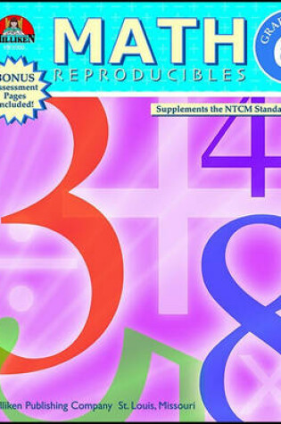 Cover of Math Reproducibles - Grade 6