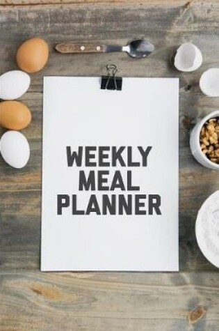 Cover of Weekly Meal Planner