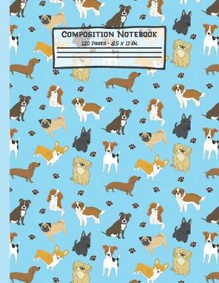 Book cover for Dogs Composition Notebook