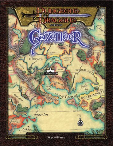 Book cover for Dungeons and Dragons Gazetteer