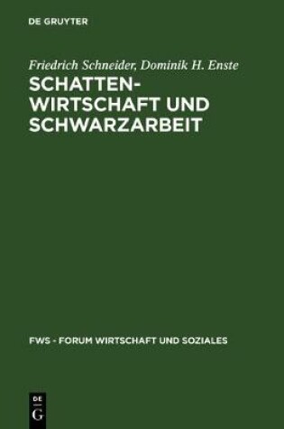 Cover of Schattenwirtschaft und Schwarzarbeit