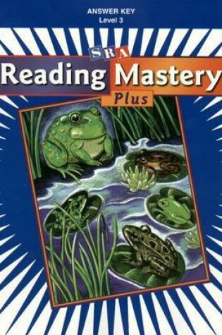 Cover of Reading Mastery Plus Grade 3, Additional Answer Key