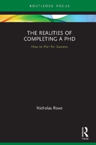 Cover of The Realities of Completing a PhD