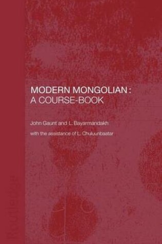 Cover of Modern Mongolian: A Course-Book