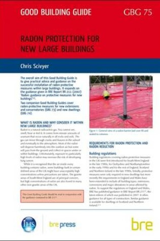 Cover of Radon Protection for New Large Buildings