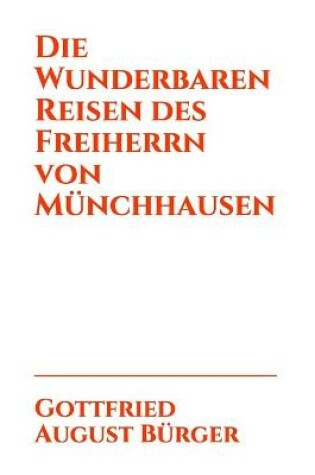 Cover of Die Wunderbaren Reisen des Freiherrn von Munchhausen