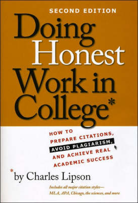 Cover of Doing Honest Work in College