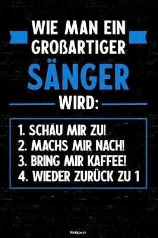 Cover of Wie man ein grossartiger Sanger wird