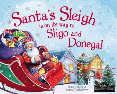 Book cover for Santa's Sleigh is on it's Way to Donegal and Sligo